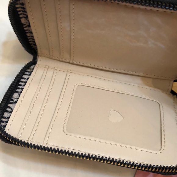 Juicy Couture Black Beige Eastside Westside Double Medium Zip Around Wallet NWT - Picture 12 of 16